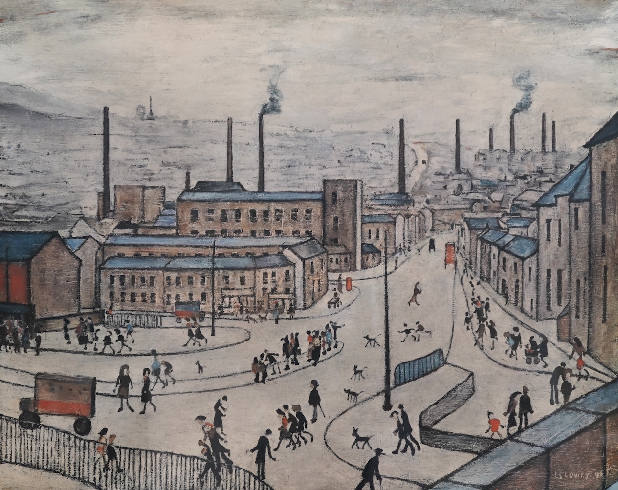 Laurence Stephen Lowry RBA RA, (1887-1976), ‘Huddersfield’